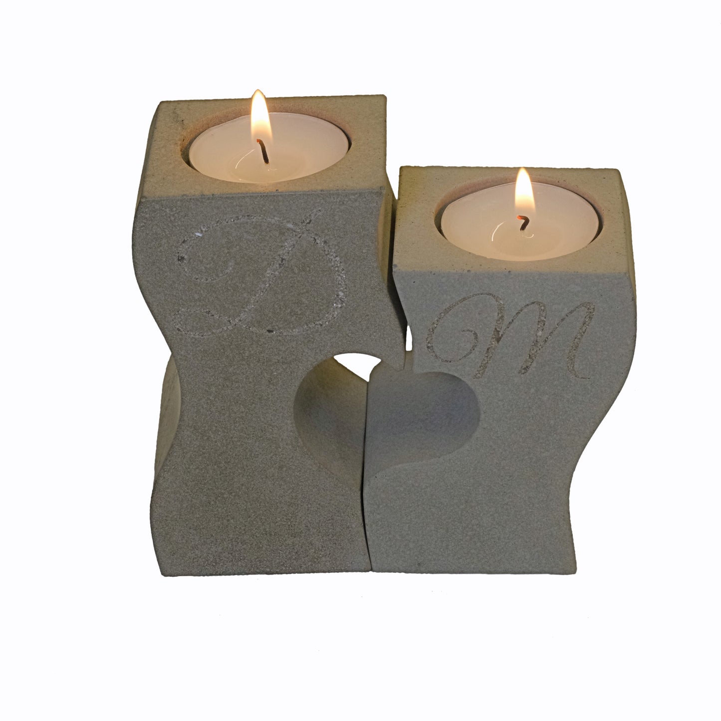 Kerzenständer, individuell graviert nach Deiner Vorlage