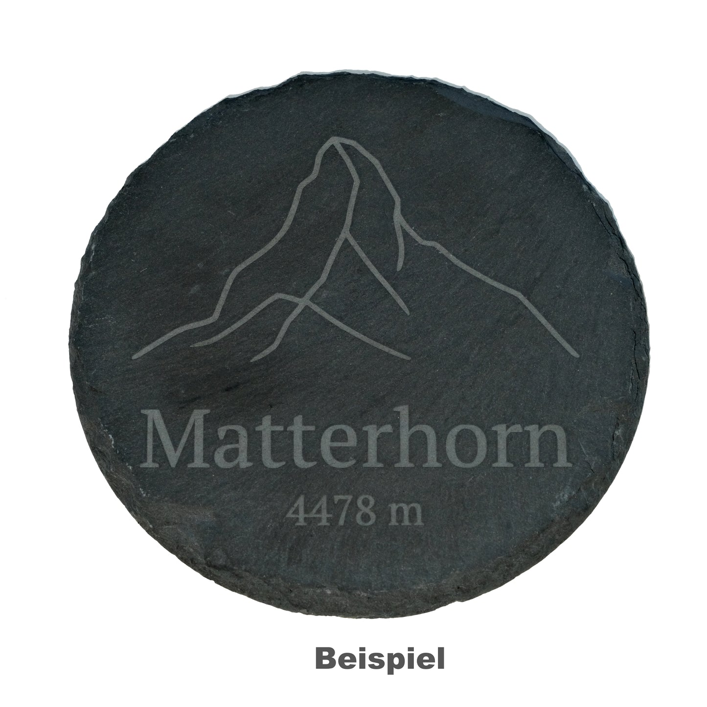 Dessous de verre en ardoise avec photo gravée, fabriqués individuellement selon votre modèle