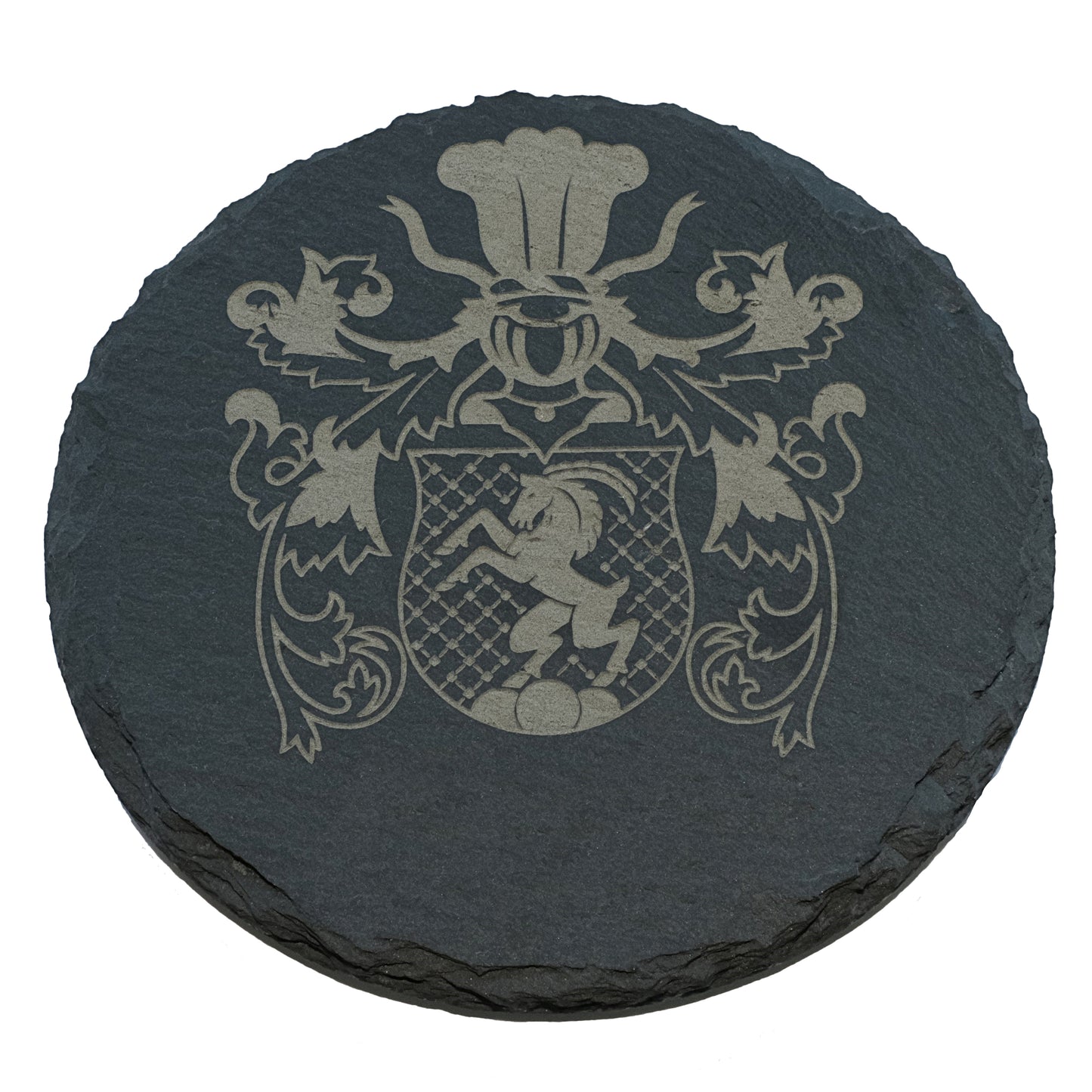 Slate coasters with engraved photo, individually made according to your template