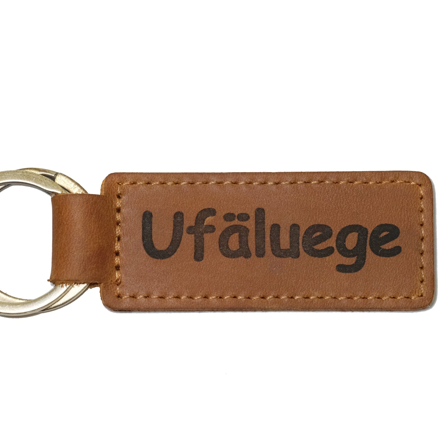 Leather keychain, individually engraved according to your template