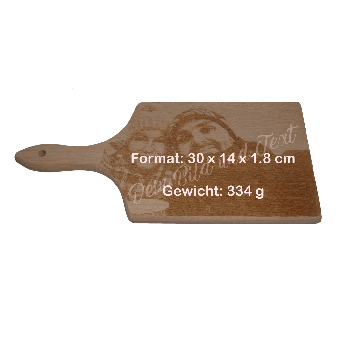 Planche à découper, gravée individuellement selon votre modèle