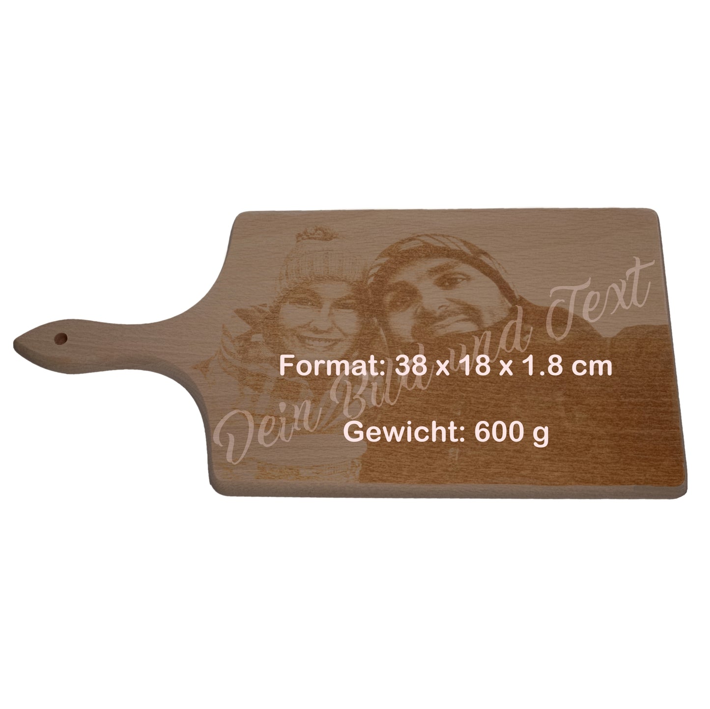 Planche à découper, gravée individuellement selon votre modèle