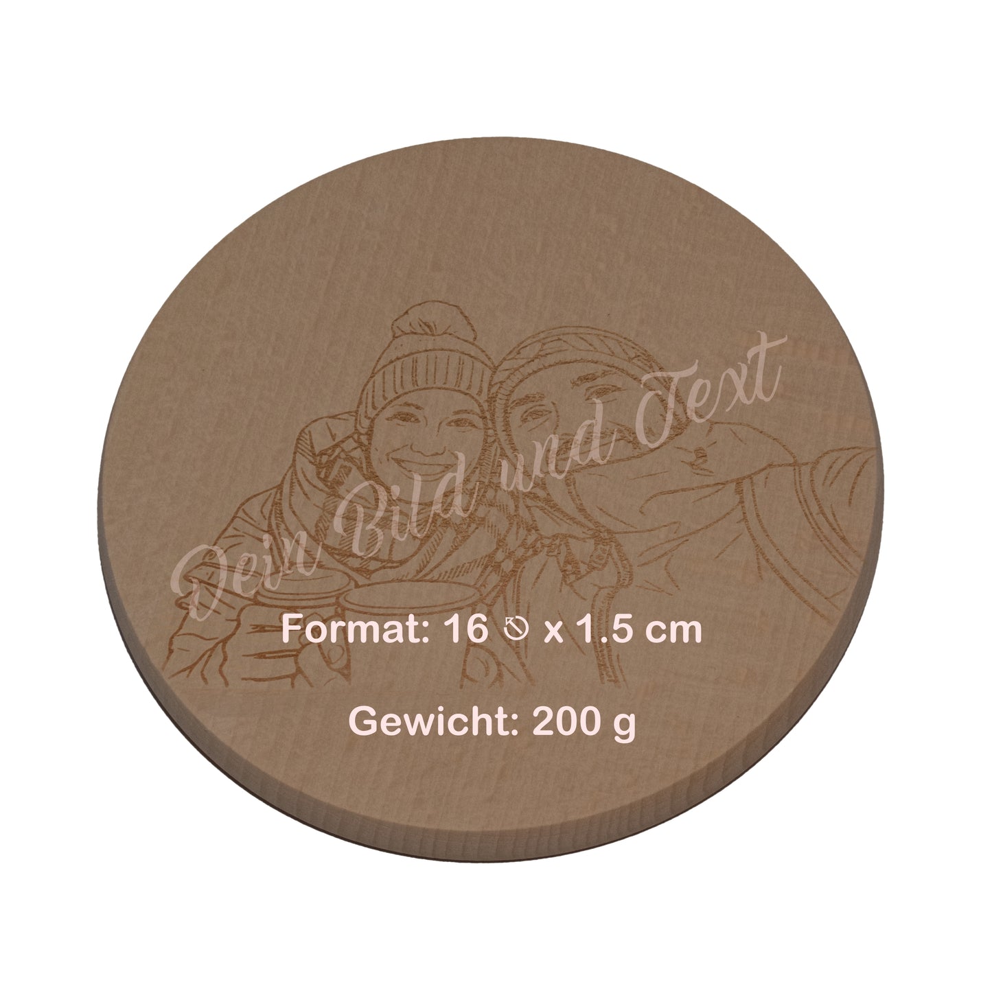 Planche à découper, gravée individuellement selon votre modèle