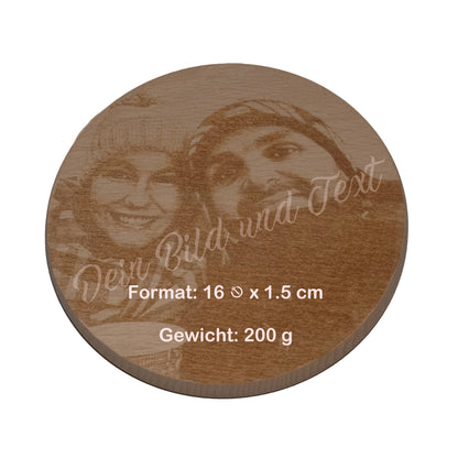 Planche à découper, gravée individuellement selon votre modèle