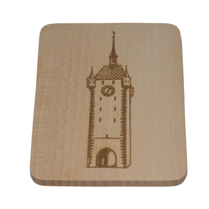 Untersetzer "Stadtturm Baden" für Raclettepfännchen