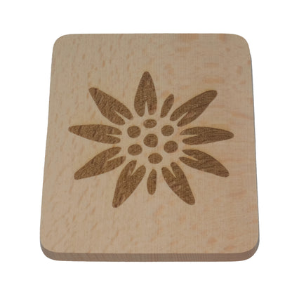 Untersetzer "Edelweiss" für Raclettepfännchen