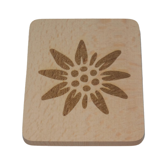 Untersetzer "Edelweiss" für Raclettepfännchen