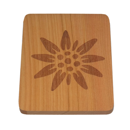 Untersetzer "Edelweiss" für Raclettepfännchen