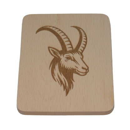 Untersetzer "Steinbock" für Raclettepfännchen