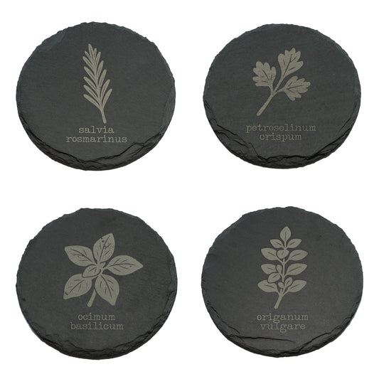 Untersetzer "Küchenkräuter Serie 1" im 4-er Päckli