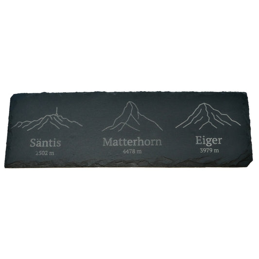 Schieferplatte "Schweizer-Ikonen"