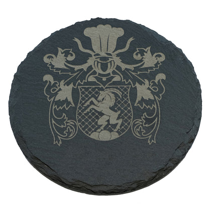 Slate coasters with engraved photo, individually made according to your template