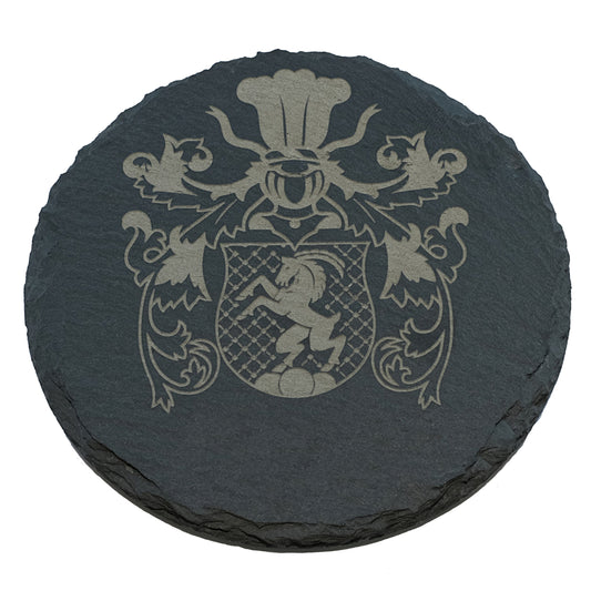 Slate coasters with engraved photo, individually made according to your template